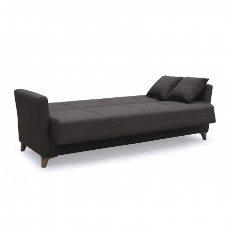 Canapea LOREN extensibila, 3 locuri, cu arcuri si lada depozitare, 203x85x85 cm - ExpoMob [2]