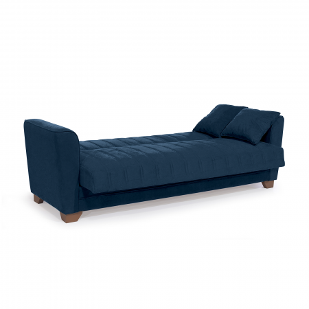 Canapea QUEEN extensibila, 3 locuri, cu arcuri si lada depozitare, 218x70x80 cm - ExpoMob [3]