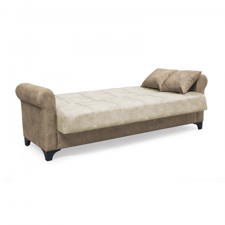 Canapea SALLY extensibila, 3 locuri, cu arcuri si lada depozitare, 215x80x83 cm - ExpoMob [3]