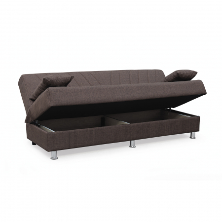 Canapea VALERIA extensibila, 3 locuri, cu arcuri si lada depozitare,190x82x83 cm - ExpoMob [2]