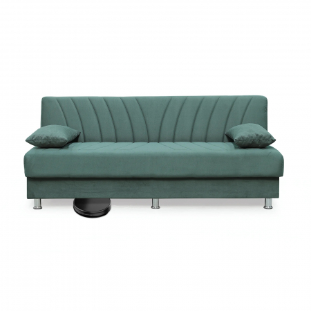 Canapea VALERIA extensibila, 3 locuri, cu arcuri si lada depozitare,190x82x83 cm - ExpoMob [4]