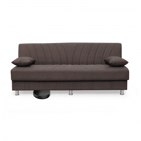 Canapea VALERIA extensibila, 3 locuri, cu arcuri si lada depozitare,190x82x83 cm - ExpoMob [4]