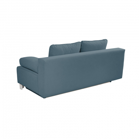 Canapea YASMIN II extensibila, 3 locuri, cu arcuri si lada depozitare, albastru deschis, 190x100x90 cm [5]