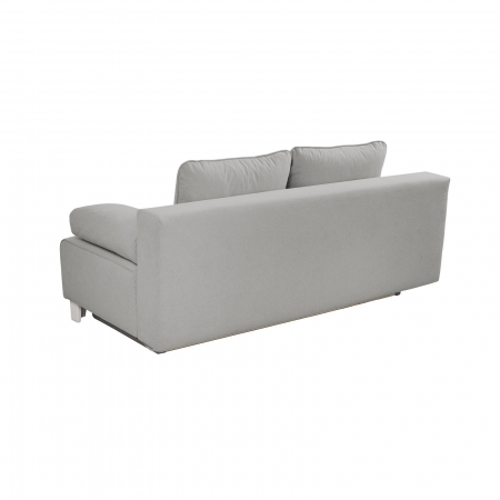 Canapea YASMIN II extensibila, 3 locuri, cu arcuri si lada depozitare, gri deschis, 190x100x90 cm [5]