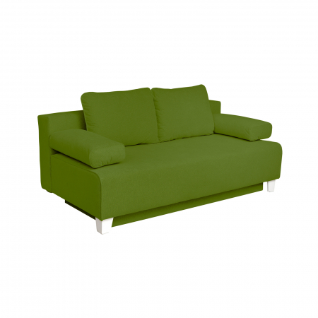 Canapea YASMIN II extensibila, 3 locuri, cu arcuri si lada depozitare, verde deschis, 190x100x90 cm [1]