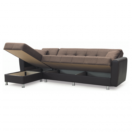 Coltar ANGELA extensibil, cu lada depozitare, colt interschimbabil, 283x165x83 cm [3]