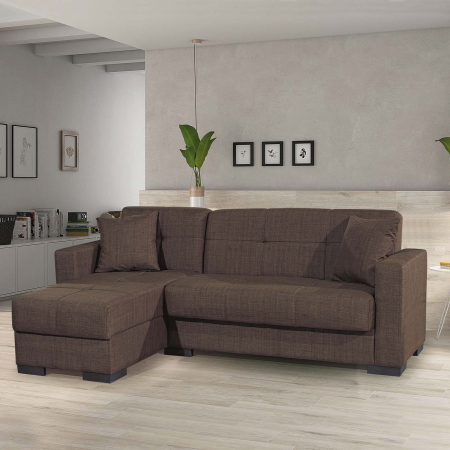 Coltar BETTY extensibil, cu lada depozitare, colt interschimbabil, 212x145x80 cm - ExpoMob [3]