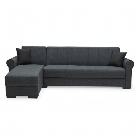 Coltare - Coltar BORD extensibil, cu lada depozitare, colt interschimbabil, 280x165x84 cm - ExpoMob