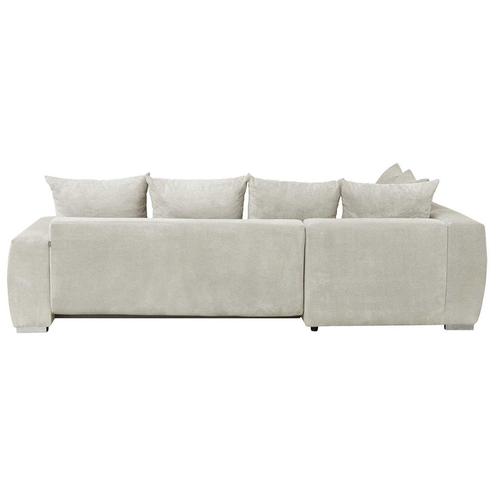 Coltar extensibil MARIBO LC, cu arcuri si lada depozitare, colt stanga, bej, 282x205x92 cm [5]