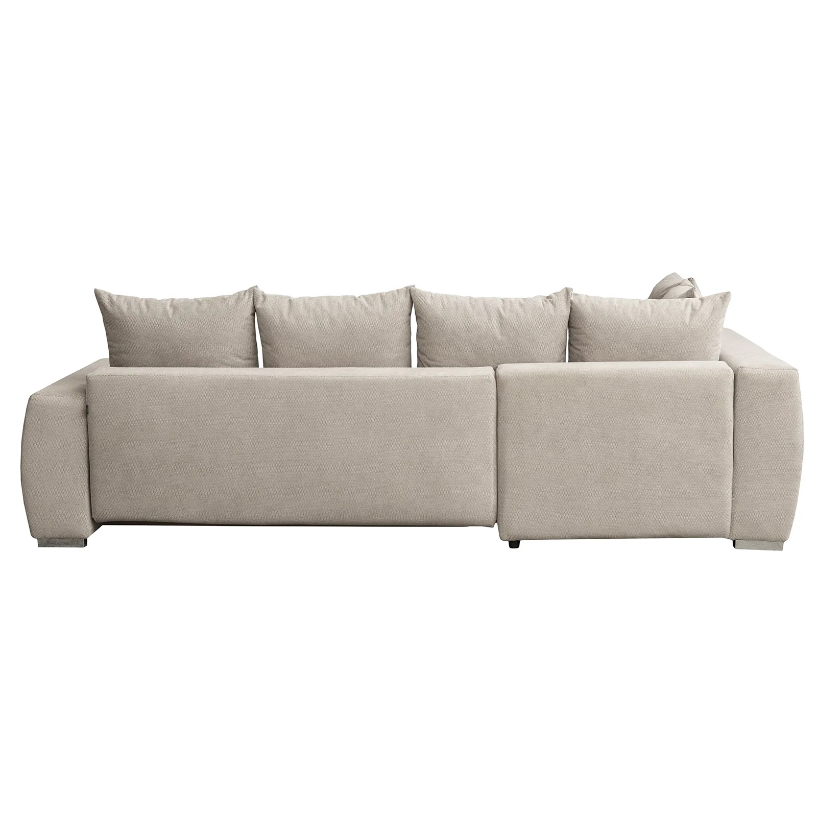 Coltar extensibil MARIBO LC, cu arcuri si lada depozitare, colt stanga, bej, 282x205x92 cm [5]