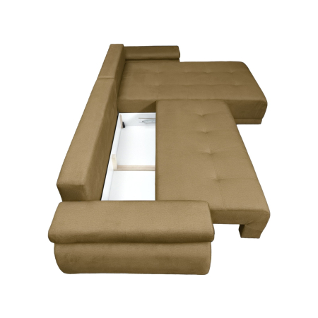 Coltar extensibil SAINT TROPEZ, cu arcuri si lada depozitare, colt interschimbabil, 315x204x85 cm [9]