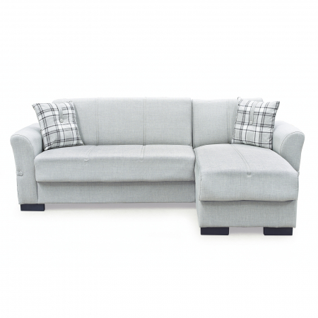 Coltare - Coltar FLAMINGO extensibil, cu lada depozitare, colt interschimbabil, 240x145x80 cm - Expomob