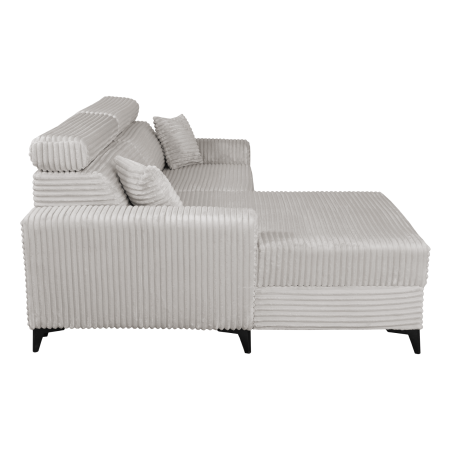 Coltar FLORIDA ONE L TILIA extensibil, cu arcuri si lada depozitare, colt stanga, bej, 280x175x95 cm [8]