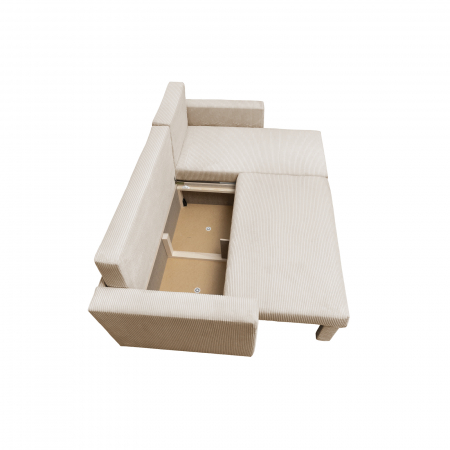 Coltar NICOLE LUX, cu lada depozitare, colt interschimbabil, 225x145x82 cm - ExpoMob [2]