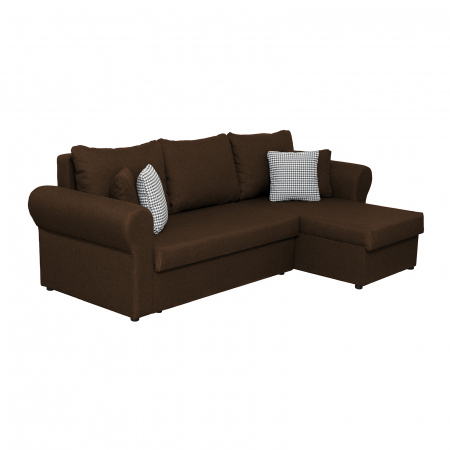 Coltar SARA II extensibil, cu lada depozitare, colt interschimbabil, 248x143x83 cm - ExpoMob [1]