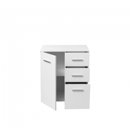 Comode - Comoda ALMA, 1 usa, 3 sertare, 70x40x82 cm - ExpoMob