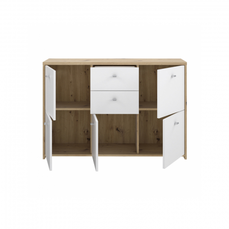 Comode - Comoda BEST CHEST SQNK233, 5 usi, 2 sertare, 113x77x29cm, - ExpoMob