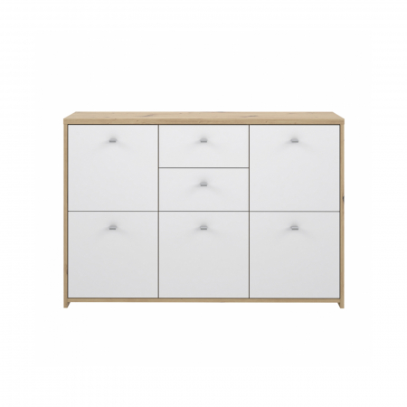 Comode - Comoda BEST CHEST SQNK233, 5 usi, 2 sertare, 113x77x29cm, - ExpoMob
