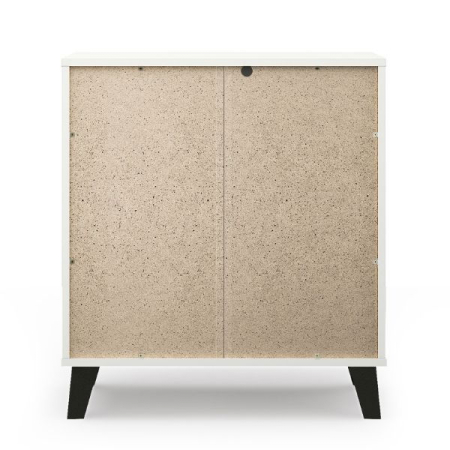 Comode - Comoda BORG, 3 sertare, alb, 70x38,8x78,4 cm