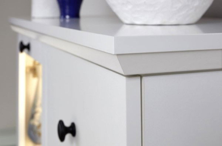 Comoda BRANDSON, 2 usi, alb, 81x41x88 cm [4]