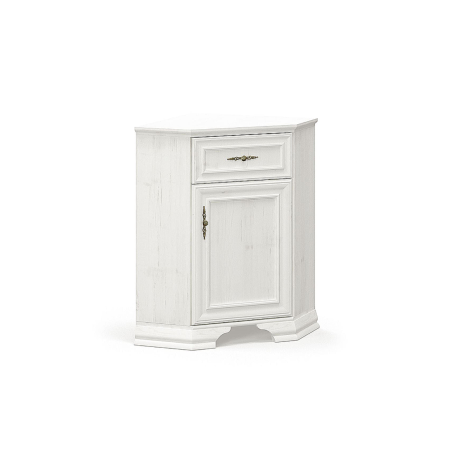 Colectia IRYS - Comoda de colt IRYS, 1 usa, 1 sertar, pin anderson, 59x59x88,7 cm