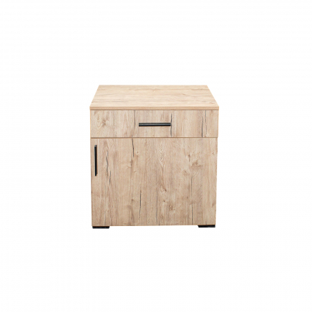 Comoda ECONO, 1 usa si 1 sertar, sherwood, 60x40x64,5 cm