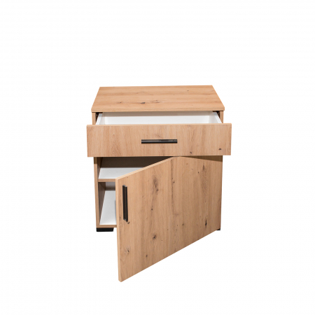Comode - Comoda ECONO, 1 usa si 1 sertar, 60x40x64,5 cm - ExpoMob