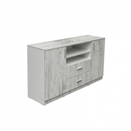 Comoda LUXOR, 2 usi, 2 sertare, 140x40x80 cm - ExpoMob [1]