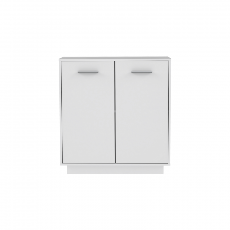 Comode - Comoda NTU221-120, 2 usi, alb, 70x34x80 cm - ExpoMob