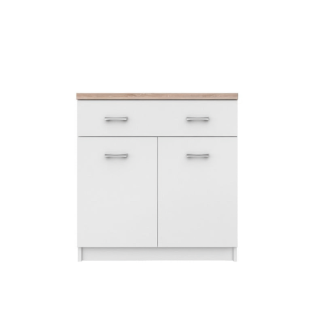 Comode - Comoda TOP MIX, 2 usi, 1 sertar, alb, 80x33x85 cm