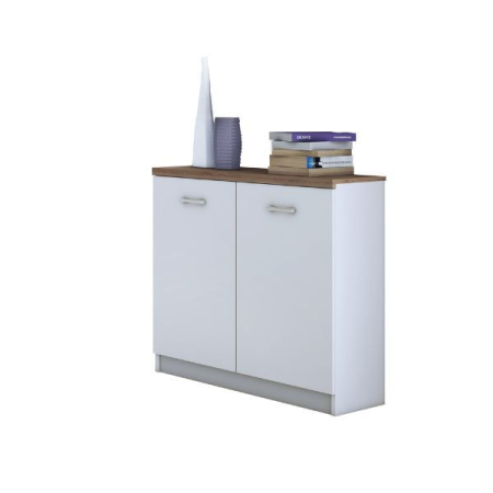 Comode - Comoda TOP MIX, 2 usi, alb, 80x33x85 cm