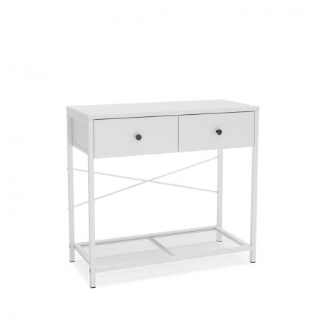 Comode - Consola Lenon, 2 sertare + spatiu pentru depozitare, 80x35,7x73 cm - ExpoMob