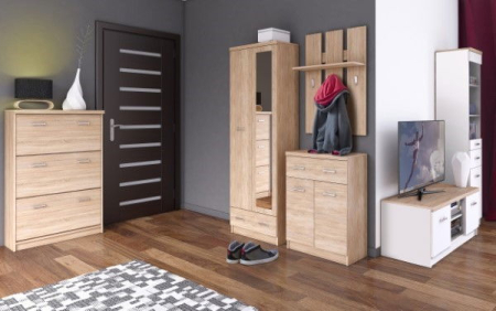 Colectia TOP MIX - Cuier suspendat TOP MIX 60, stejar sonoma, 60x23x100 cm