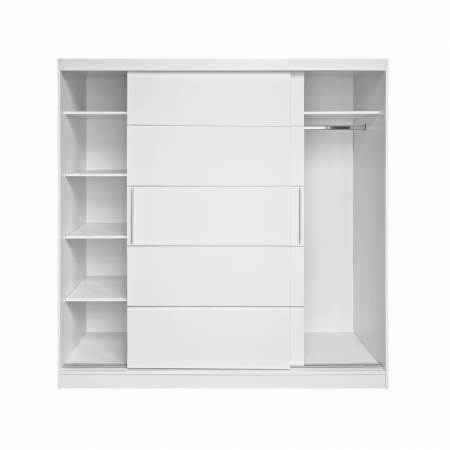 Mobila Alba - Dulap CORFU 03, usi glisante, 200x60x200 cm - ExpoMob