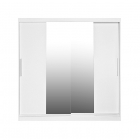 Mobila Alba - Dulap CORFU 04, usi glisante si oglinda, 200x60x200 cm - ExpoMob