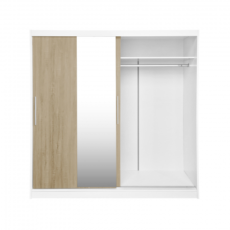 Dulap CORFU 04, usi glisante si oglinda, 200x60x200 cm - ExpoMob [2]