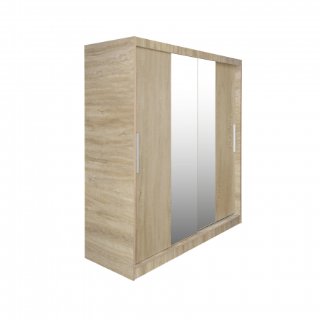 Dulap CORFU 04, usi glisante si oglinda, 200x60x200 cm - ExpoMob [3]
