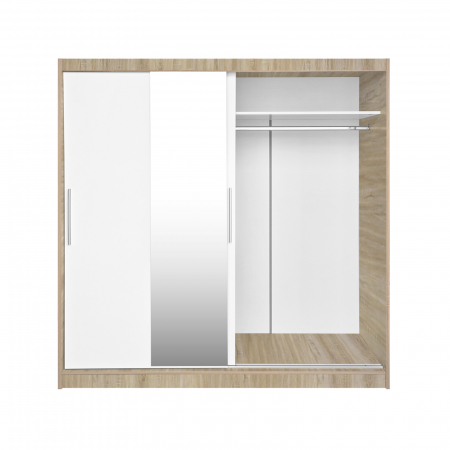Dulap CORFU 04, usi glisante si oglinda, 200x60x200 cm - ExpoMob [2]