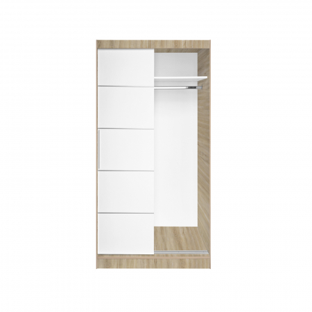 Dulap KOSS 03, cu usi glisante, 100x60x200 cm - ExpoMob [2]