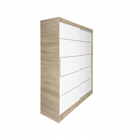 Dulap KOSS 03, cu usi glisante, 100x60x200 cm - ExpoMob [4]