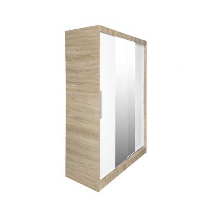 Dulap KOSS 04, cu usi glisante si oglinda, 100x60x200 cm - ExpoMob [3]