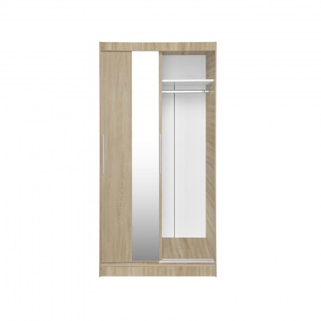 Dulap KOSS 04, cu usi glisante si oglinda, 100x60x200 cm - ExpoMob [2]