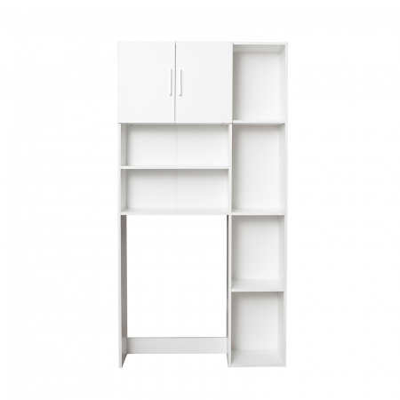 Dulapuri - Dulap masina de spalat XL, 2 usi, alb, 97x30x190 cm - ExpoMob