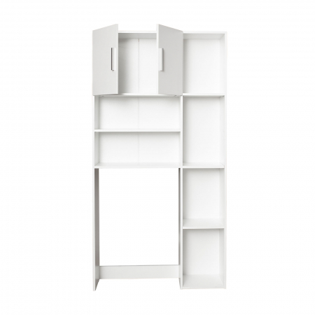 Dulapuri - Dulap masina de spalat XL, 2 usi, alb, 97x30x190 cm - ExpoMob