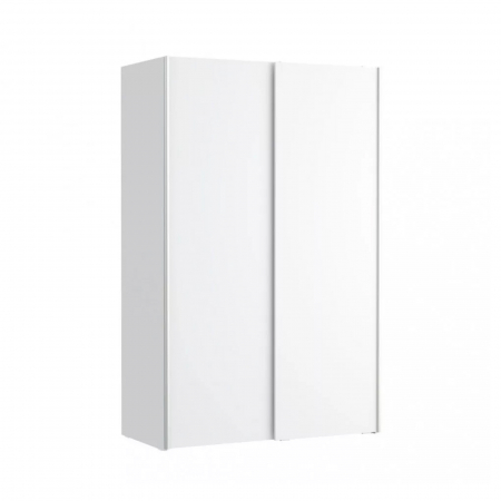 Depozitare - Dulap pentru haine KHNS62131-120, usi glisante, rafturi, bara de haine, alb, 120x60x190 cm - ExpoMob