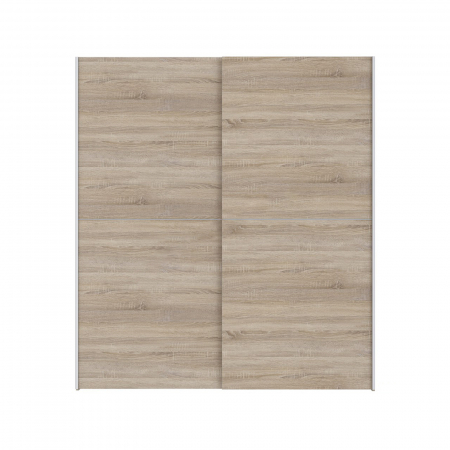 Depozitare - Dulap pentru haine W3NS82232-D30F, usi glisante, rafturi, bara de haine, sonoma, 170x61x190 cm - ExpoMob