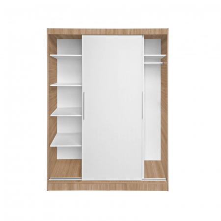 Mobila Alba - Dulap RODOS 01, usi glisante, 150x60x200 cm - ExpoMob