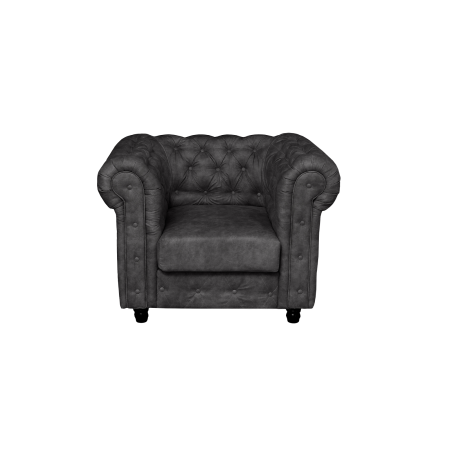 Fotolii - Fotoliu CHESTERFIELD fix, cu arcuri, 105x90x80 cm - ExpoMob