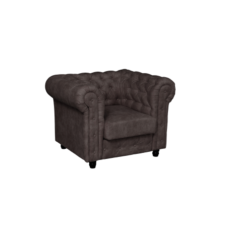 Fotoliu CHESTERFIELD fix, cu arcuri, 105x90x80 cm - ExpoMob [1]