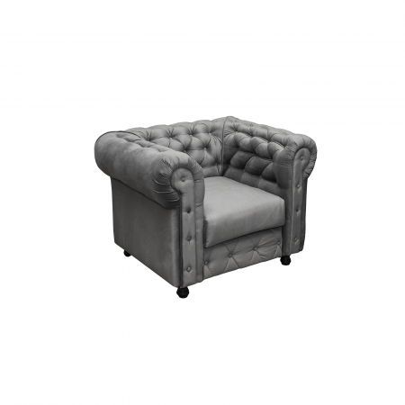 Fotoliu CHESTERFIELD fix, cu arcuri, 105x90x80 cm - ExpoMob [1]